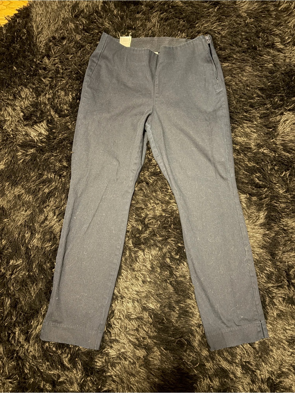Old Navy Women's Navy Straight-Leg Trouser Pants